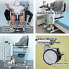 Lift Transfer Chair Patient Wheelchair+Assist Rise Lifter Hydraulic Lift Chair