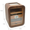 5 Tiers Cigar Humidor Cabinet 110 CT Cedar Wooden Cigar Box Digital Hygrometer