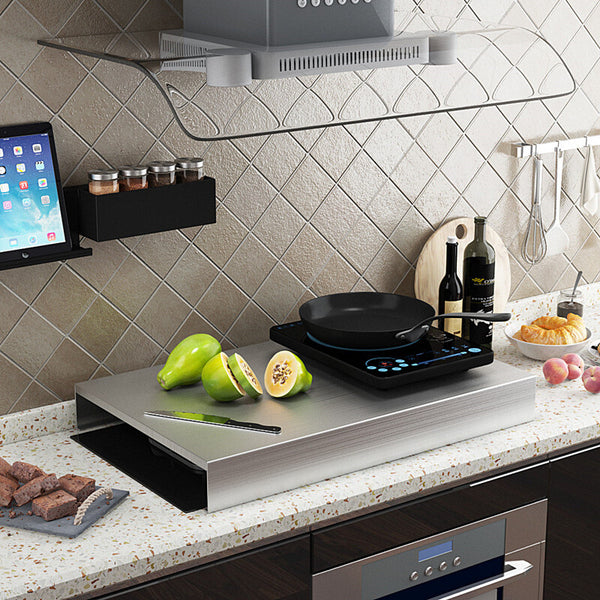 Stove Cover - Stainless Steel Stove Top Cover Board Gas Stove Cover for Counter