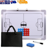 Magnetic Soccer Football Coach Board Portable Clipboard Tactical Board Kit