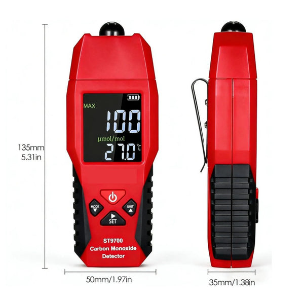 Portable CO Gas Detector Gas Detector Monoxide CO Gas Leak Alarm Detector