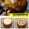 Pyrography Wood Burning Kit Wood Burner Tool Dual Pen 60W Adjustable Temperature