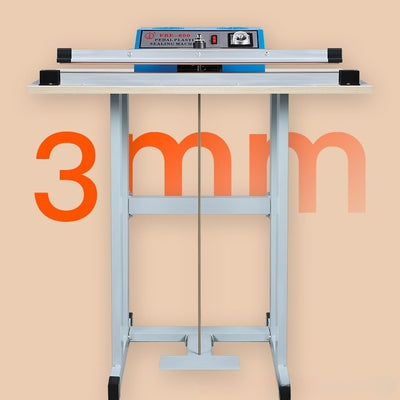 Foot Pedal Impulse Sealer 600mm Heat Seal Closer Plastic Bag Sealing Machine