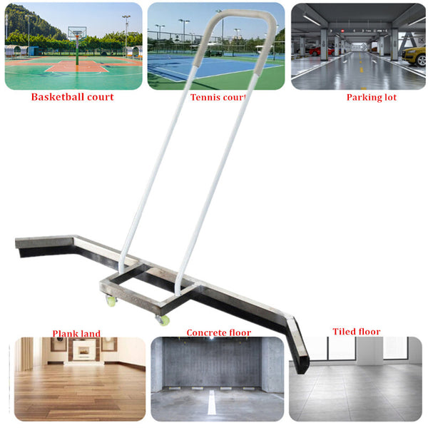 Stainless Steel Tennis Court Squeegee Heavy Duty Surface Dryer Rain Shuttle
