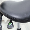 Saddle Stool Rolling Chair Saddle Chair w/ Back Support Dentist Salon Spa Chair