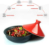 Kitchen Ceramic Tagine Household Red Tagine Pots Ceramic Cookware Soup Pot AU