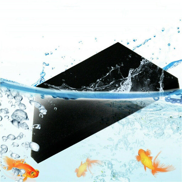 50x50x2cm Black Fish Tank Aquarium Filter Sponge Foam Pad Filtration Cotton