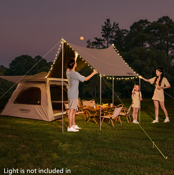 Instant Pop Up Camping Tent 6 Person Sunshade Shelter Hiking Fishing Outdoor AU