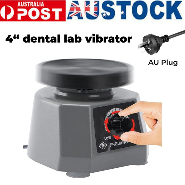 Round Dental Vibrator Variable Speed Lab Shaker Oscillator Vibrating Machine 4"