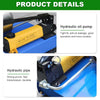 Hydraulic Hose Crimper w/8 Sets Dies Handheld High Pressure Hose Crimping Tool