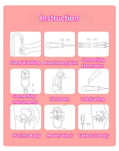 Electric Pelvic Floor Stimulator Toner Stimulator Electric Kegel Exerciser