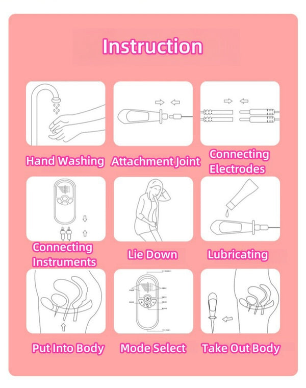 Electric Pelvic Floor Stimulator Toner Stimulator Electric Kegel Exerciser