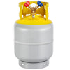 30 LB Refrigerant Recovery Tank HVAC Freon Refrigerant With 1/4" SAE Y-Valve AUS