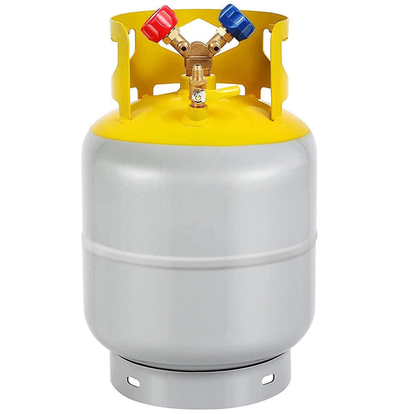 30 LB Refrigerant Recovery Tank HVAC Freon Refrigerant With 1/4" SAE Y-Valve AUS