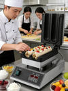 Commercial Burrito Maker 2 Grid Chicken Wraps Toaster 1500W 50-300℃ Non-Stick