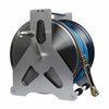 45M Water Hose Reel Cart Stainless Steel Garden Hose Reel 1/2" Pipe Holder AU