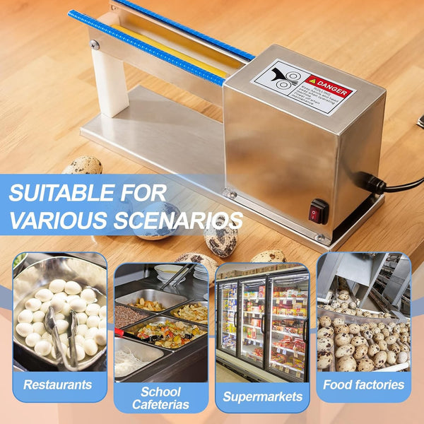 25kg/h Commercial Quail Egg Peeler Quail Egg Shell Peeling Machine 304 Stainless