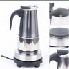 9Cups Stovetop Espresso Moka Pot Percolator Coffee Maker Stainless Steel w/Stove