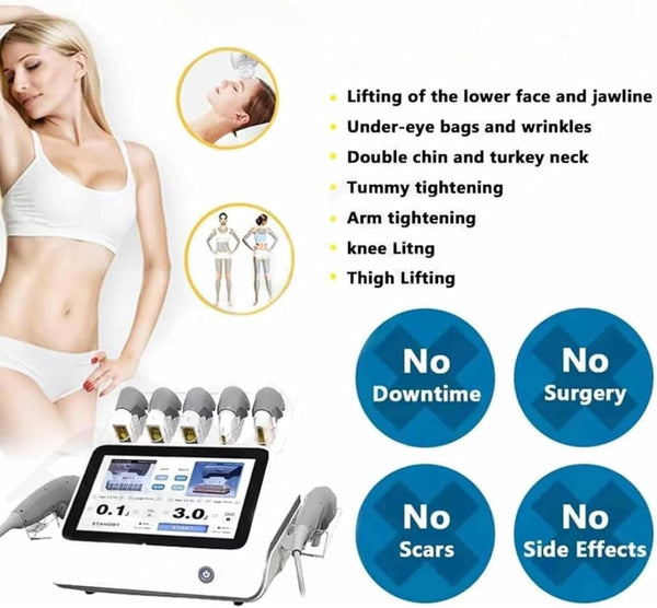 7D Hifu Facial Skin Firming Wrinkle Anti Aging Machine Body Weight Fat Burner