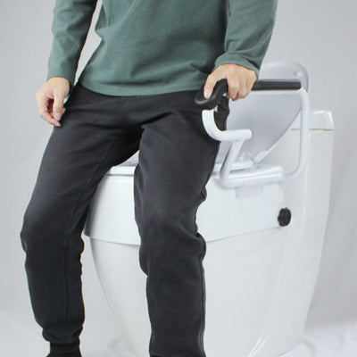 Toilet Seat Risers Raised Toilet with Armrest Adjustable Height for the Elderly