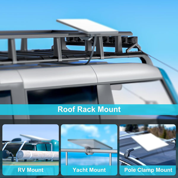 For Starlink Mini Anti-Theft Car Roof Rack Mount Compatible with Starlink Mini