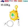 15-22kg Spring Balancer Retractor Hanging Holding Equipment w/1.5M Wire Rope