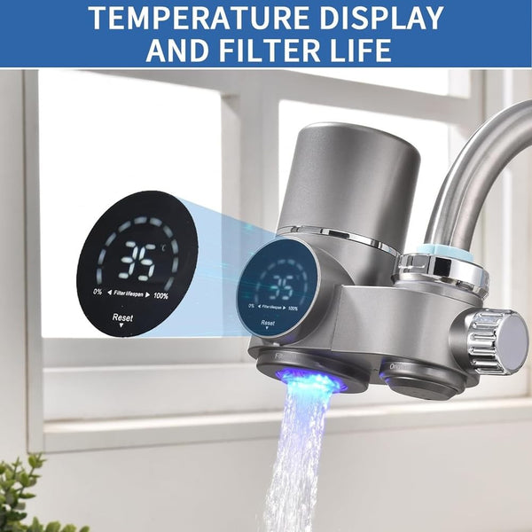 Tap Water Filter Kitchen Water  Purifier Filtration System with 2 Cartridges