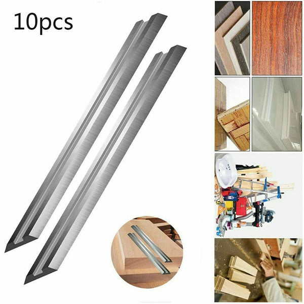 10pcs Planer Blades Reversible Carbide 82mm For MAKITA BOSCH HITACHI w/ BOX