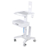 Rolling Dental Lab Trolley Cart With Drawer Intraoral Scanner Clinic Laptop Rack