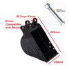 Excavator Attachment Soil Sieving Bucket Metal Wide Backhoe Rake for Mini Digger