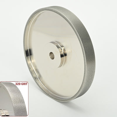 CBN Grinding Wheel 8" Dia Sharpen High Speed Steel Cutting Tools Grit #320