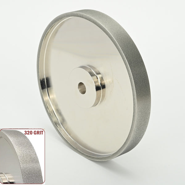 CBN Grinding Wheel 8" Dia Sharpen High Speed Steel Cutting Tools Grit #320