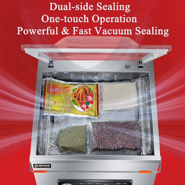 Heavy Duty Full Automatic Chamber Vacuum Sealer Machine Dry Wet Food Packing