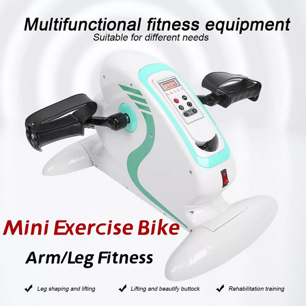 Mini Exercise Bike Pedal Exerciser Gym Bike Fitness Exercise Cycle Leg/Arm 220V