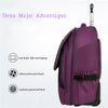 19'' Wheeled Rolling Backpack for Men Women Business Laptop Travel Bag AU