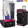 24inch Dance Bag Suitcase Garment Rack Duffel Rolling Luggage Upright Storage