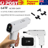 400N Electric Spine Massager w/ Adjustable Force, 4 Massage Heads for Relaxation
