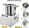 Commercial Food Processor Fritter Machine 1500W 10L Stainless Steel Meat Mincer