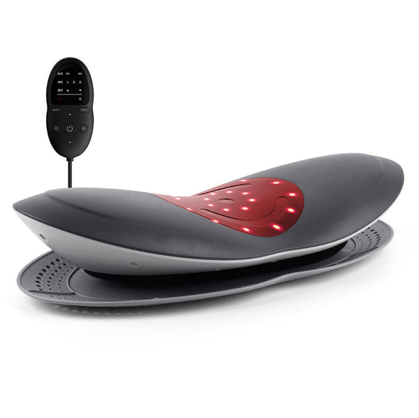 Electric Lumbar Traction Massager Adjustable Intensity Lower Back Pain Relief AU