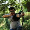 53" Archery Takedown Recurve Bow Set 40lbs Hunting Bow Arrows Target Shooting AU
