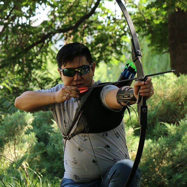 53" Archery Takedown Recurve Bow Set 40lbs Hunting Bow Arrows Target Shooting AU