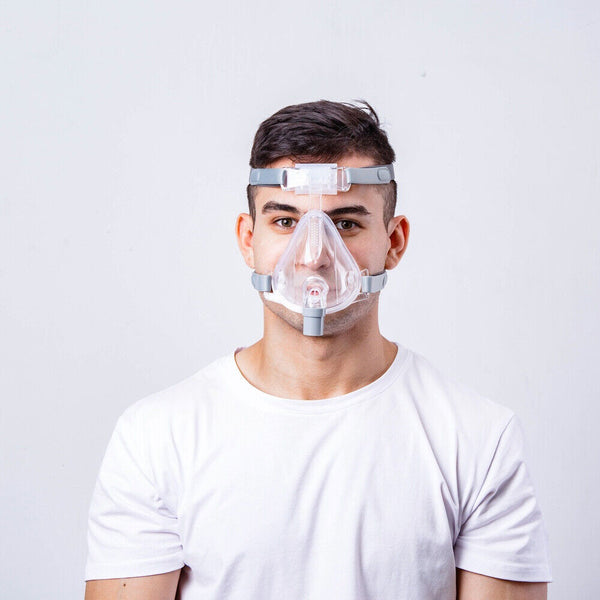 FM2 Full Face CPAP Mask for CPAP/APAP Machine Use Mask with Adjustable Headgear