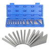 12Pcs Angle Block Set Machinist Tool Angle Gauge Block 1/4°- 30° Lathes Milling
