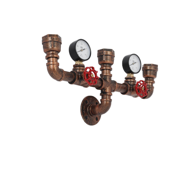 Vintage Water Pipe Lamp 3-Head Steampunk Wall Fixture Home Decro Xmas Gifts AU