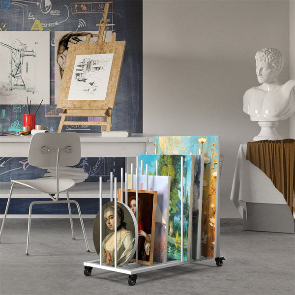 Art Drying Rack Painting Canvas Storage Rack Metal Drawing Storage Rack