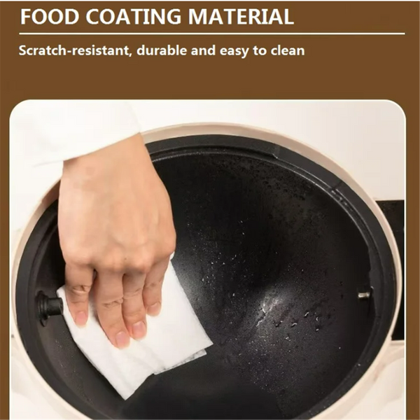 Electric Cooking Machine Household 3.5L Automatic Stir-frying Machine Non-Stick