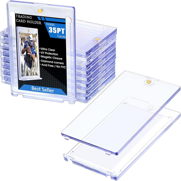 Magnetic Card Holder For Baseball Trading Sports Cards 35PT Hard Case Protector