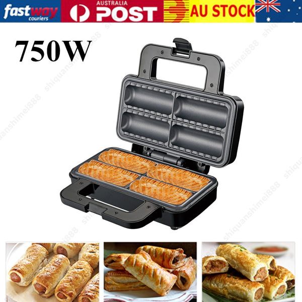 750W Sausage Roll Maker Breakfast Sausage Rolls and Snacks Making Machine AU