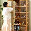 Display Storage Case for LEGO Statues Storage Shelves Dustproof Display Cabinet