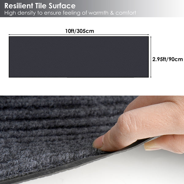 90*300cm Rubber Doormat Hallway Non Slip Entrance Floor Mat Indoor Rug Carpet